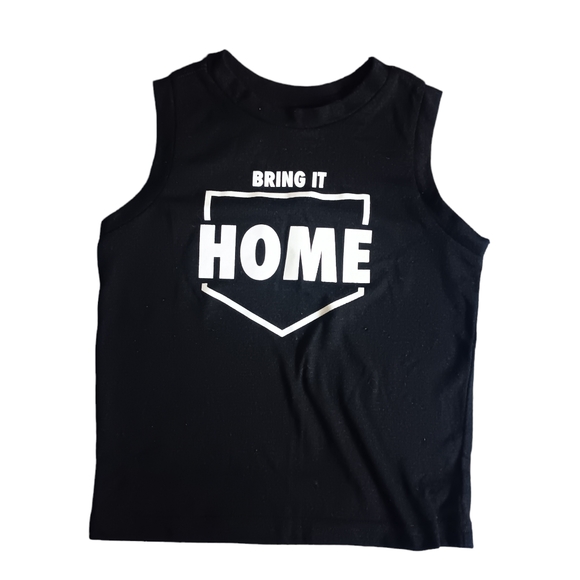 🎈Okie Dokie Toddler Boys "Bring Hit Home" Tank Top - Picture 1 of 2